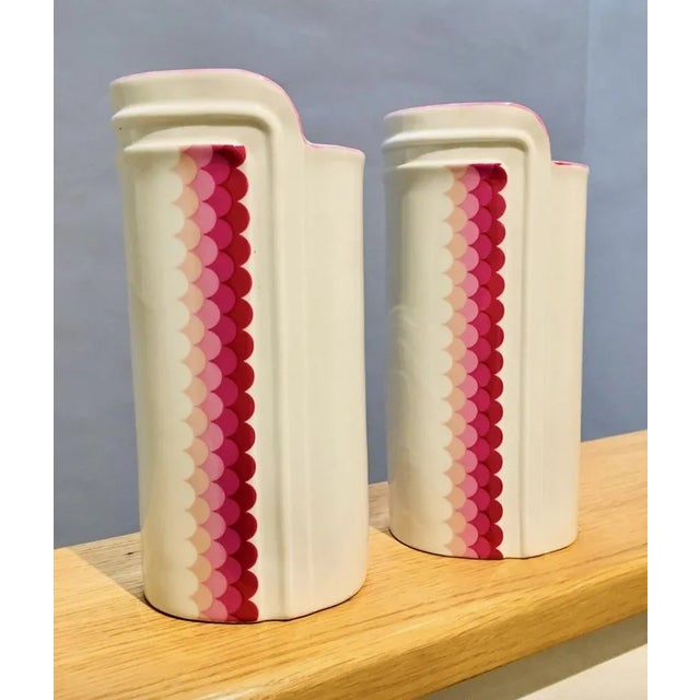 Ceramic Vases, 1974, Set of 2, in Flawless conditions. Designed 1970 to 1979 I have official proof of authenticity such as...