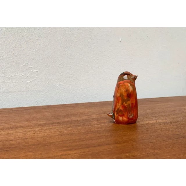 Vintage Glass Animal Penguin Sculpture from Mtarfa Glassblowers, in Very Good conditions. Designed 1970 to 1979 This piece...