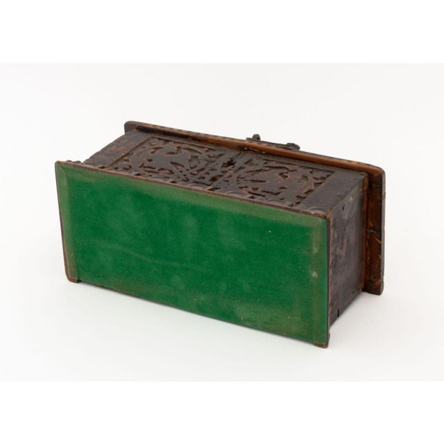 Brown Italian Carved Walnut Casket Box, 16th C For Sale - Image 8 of 8