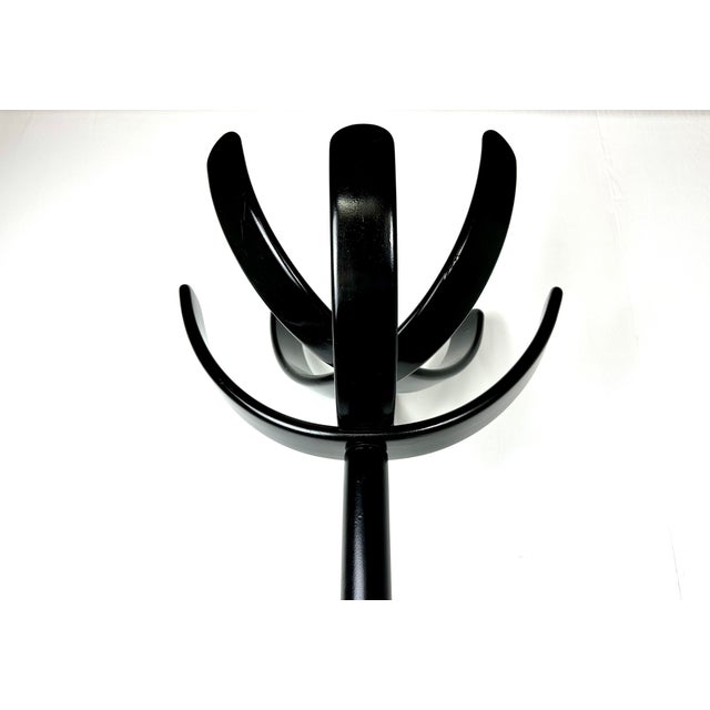 1970’s Italian Post Modern “Cactus” Hat Rack / Hall Tree in Black