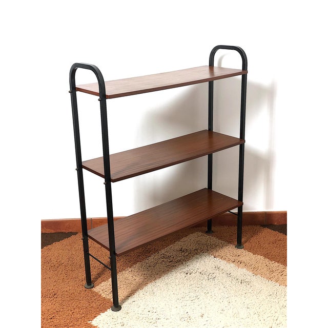 Vintage 5-Shelf Bookcase, Italy, 1960s For Sale - Image 4 of 11