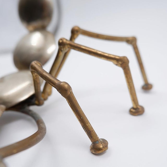 Brass and Metal Scorpion, 1970s For Sale - Image 14 of 16