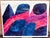 Metal Monumental Carol Summers ‘Rocky Mountains’ Color Woodcut, Signed, 1966 For Sale - Image 7 of 11