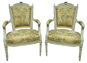 Set of Antique Louis XVI Style Armchairs
