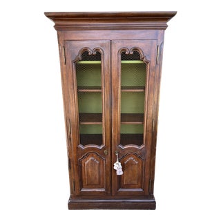 Vintage Italian Provincial Linen Cupboard For Sale
