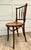 Antique Vienna Secession Bentwood Chair Attributed to Mundus With Floral Art Nouveau Seat For Sale - Image 12 of 16