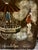 French Painting on Wood Representing a Hot Air Balloon Where It Is Written 1835 Aerostatic Machine 19th Century France For Sale - Image 3 of 7