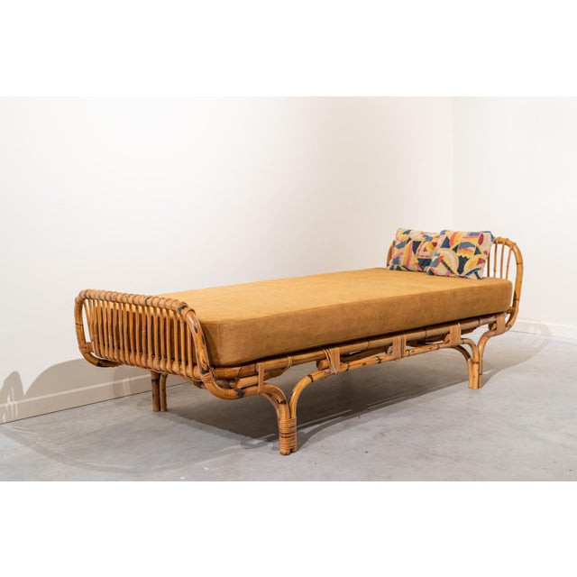 Italian Bamboo Bed or Daybed, 1960s For Sale - Image 11 of 12