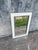 1970s Lacquered Wood and Brass Mirror 16 by 24” For Sale - Image 4 of 8