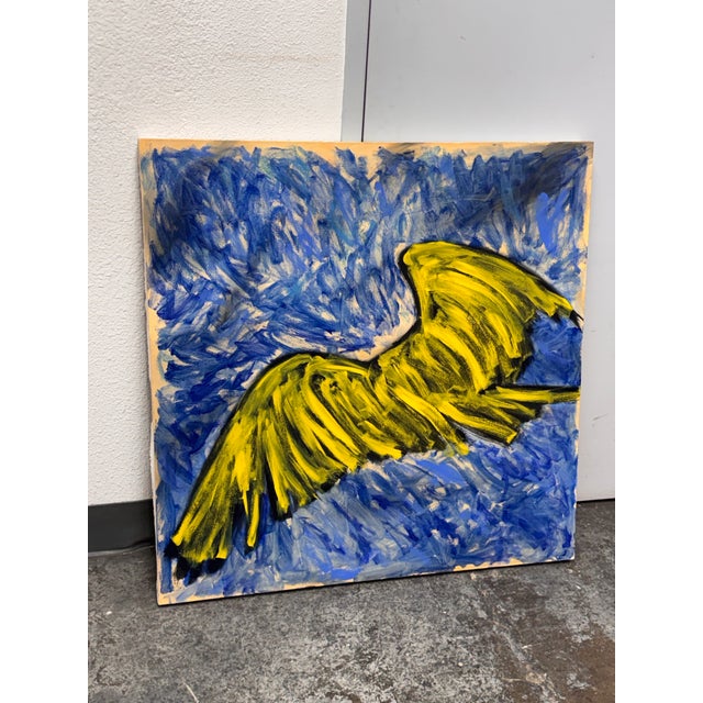 Abstract Mixed Media on Canvas For Sale - Image 3 of 12