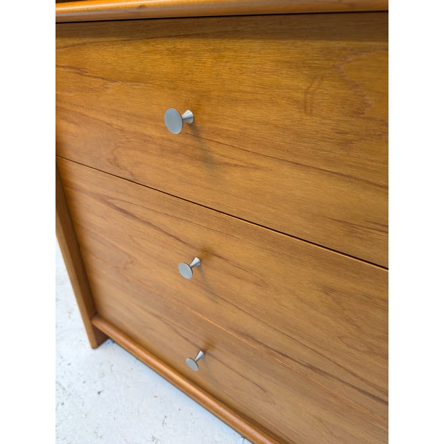 Mid-Century Modern Danish Teak Bookcase With Drawers For Sale - Image 9 of 12
