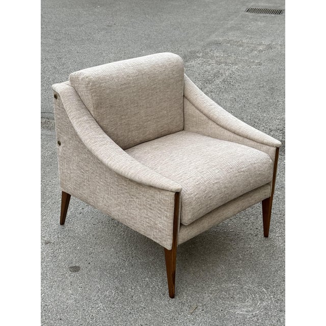 Beige Dessa Armchair by Gio Ponti for Poltrona Frau, 1960 For Sale - Image 8 of 8