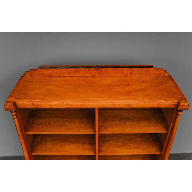 Biedermeier Style Bookcase in Birch For Sale - Image 9 of 18