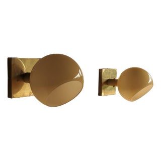 Glass Wall Sconces, Set of 2 For Sale