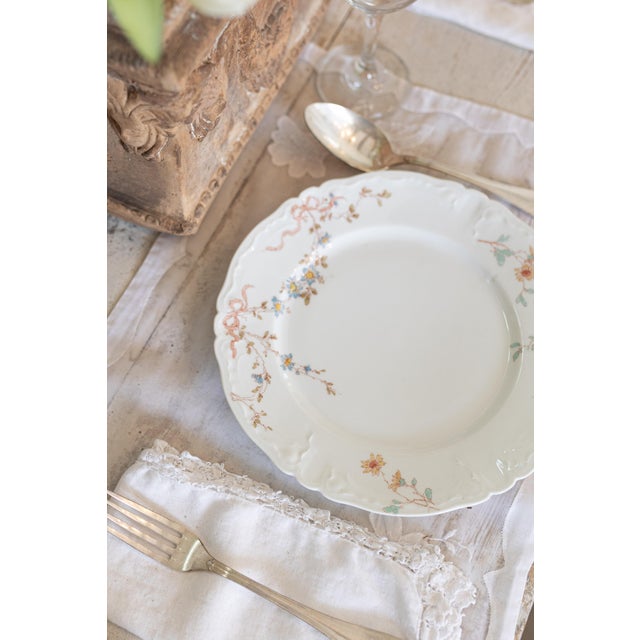 Vintage French Porcelain Dinner Service for 12 - 28 pcs For Sale - Image 4 of 11