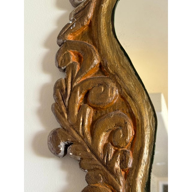 20th Century Florentine Style Mirror With Candle Bracket. For Sale - Image 11 of 18