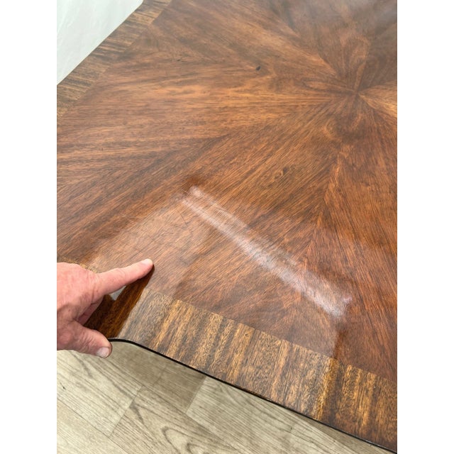 Vintage Cocktail Coffee Table Ball Claw Legs Large Square Shape Chippendale For Sale In Palm Springs - Image 6 of 12
