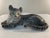 Large Mid 20th Century Ronzan Ceramic Gray Tabby Cat For Sale - Image 12 of 13