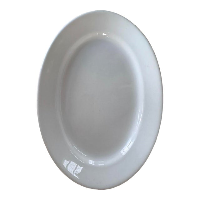 Antique English Ironstone Platter – C. 1866–1872 For Sale