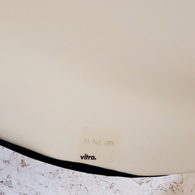 Authentic Herman Miller Eames Lounge Chair & Ottoman in Santos Palisander and Black Leather For Sale - Image 9 of 9