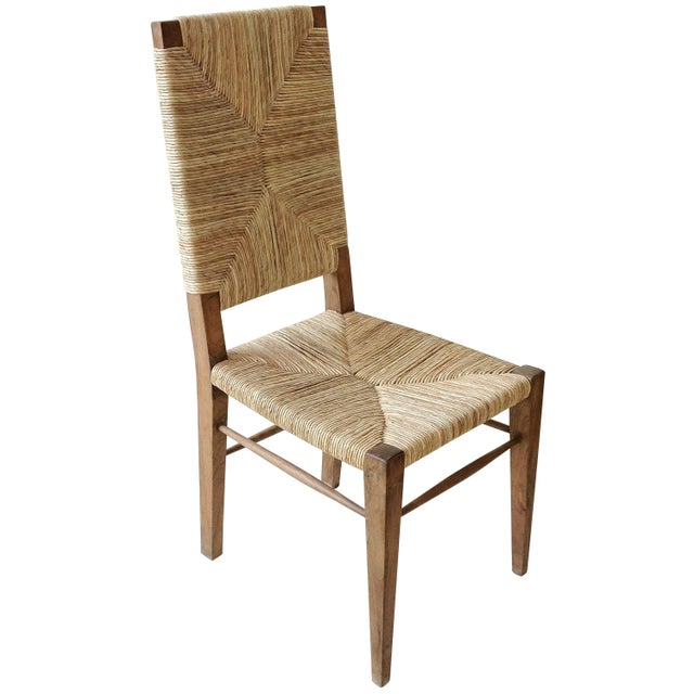Not Yet Made - Made To Order NOIR Neva Seagrass Chair, Teak For Sale - Image 5 of 5