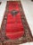 Late 19th Century Late 19th Century Ancient Kurdish Reds Aubergine & Emerald Green Runner Rug 4.3 X 11.10 For Sale - Image 12 of 12