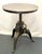 Cool Industrial style steel side table. The piece has a turning telescopic design and adjusts from a height of 20" to...