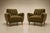 Mid-Century Modern Pair of Brazilian Modern Armchairs in Pau Marfim and Olive Mohair, Brazil, 1960s For Sale - Image 3 of 18