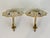 Rose Vintage Victorian Style (Rose Motif and Gold) Porcelain Curtain Tiebacks - A Pair For Sale - Image 8 of 10