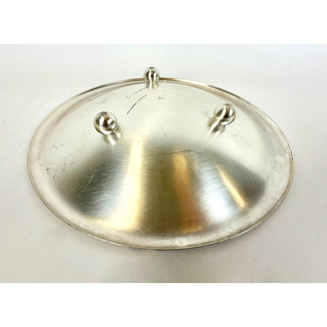 Art Deco Silver-Plated Ikora Bowl from WMF, 1950s For Sale - Image 6 of 13