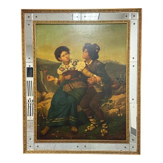 Circa 1875 Filippo Indoni “On the Road to the Market" For Sale