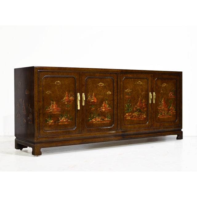 John Widdicomb Mid Century Chinoiserie Sideboard by John Widdicomb For Sale - Image 4 of 18