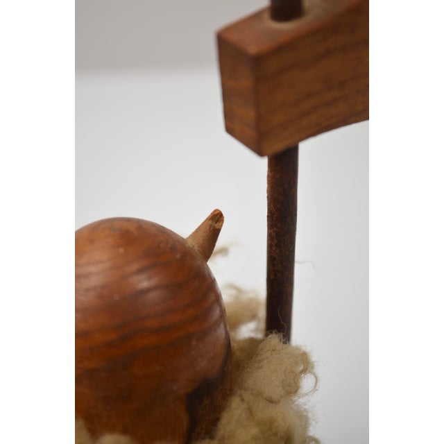 Vintage Danish Teak Viking Figures by Kay Bojesen, 1960s, Set of 3 For Sale - Image 13 of 15