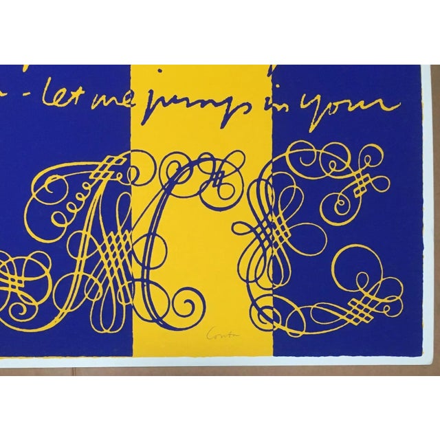 Up for sale is this gorgeous serigraph from the 1968 series "International Signal Code Alphabet" by the American...