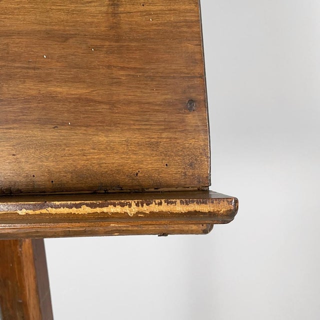 Italian Bookstand in Wood, 1930s For Sale - Image 10 of 14