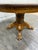 Vintage 48 Inch Round Quarter Sawn Oak Lion Paw Claw Foot Pedestal Dining Table For Sale - Image 10 of 16