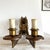 Art Nouveau Style Brass Articulated Double Piano Wall Sconce Lamp, 1900s, 1890s For Sale - Image 4 of 16