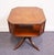 Mid 20th Century Heritage Furniture Solid Mahogany Traditional Federal Style 25" Square Tiered Accent Table W. Tooled Leather Top 135 For Sale - Image 5 of 10