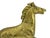 Mid 20th Century Solid Brass Running Stallion Horse Ranch Equestrian Sculpture For Sale - Image 6 of 7