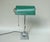 1920s Art Deco Bankers Lamp in Chrome-Plated and Green Enameled Shade, 1920s For Sale - Image 5 of 18