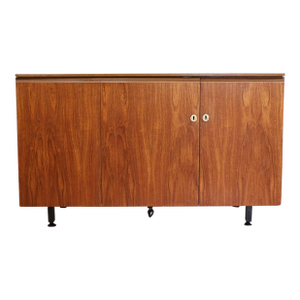 Mid Century Modern Vintage Teak Metamorphic Box Desk Danish Style