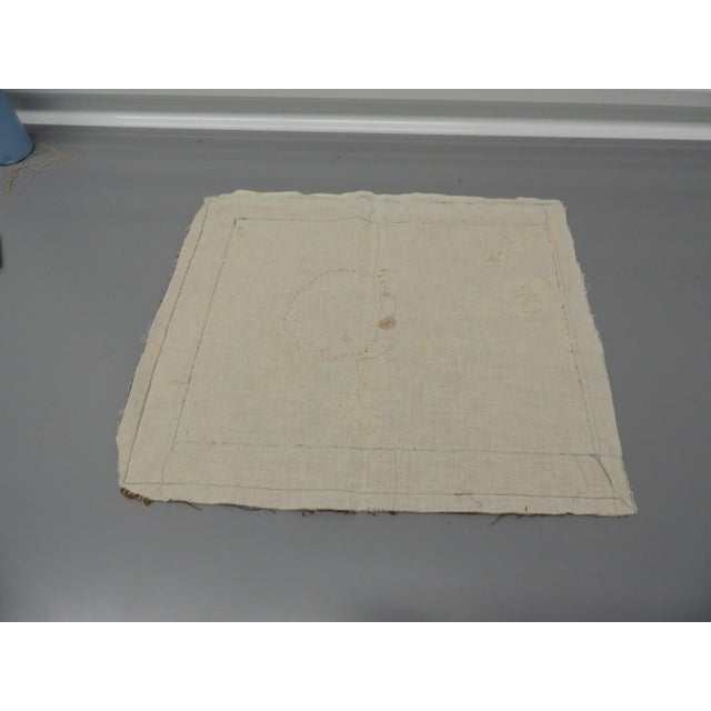 Antique Brown and Orange Aubusson Tapestry Panel For Sale - Image 4 of 5