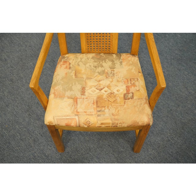 Brown Thomasville Entourage Collection Contemporary Modern Dining Arm Chair 16621-861-862 For Sale - Image 8 of 12