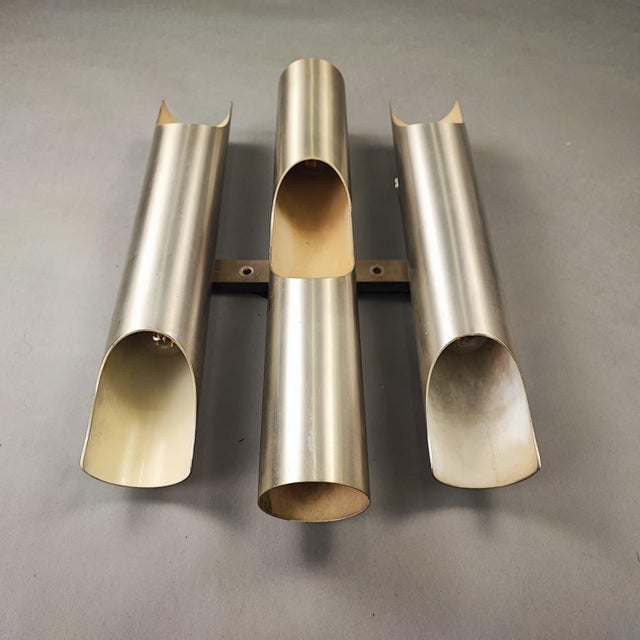 Metal Fuga Wall Lamp by Maija Liisa for Raak, 1960s For Sale - Image 7 of 9