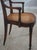 Brown Theodore Alexander Regency Style Cane Seat Arm Chair For Sale - Image 8 of 18