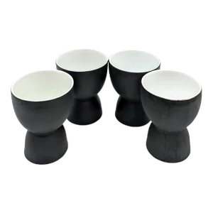 Vintage 1960s Rosenthal "Domino" Egg Cups, Set of 4
