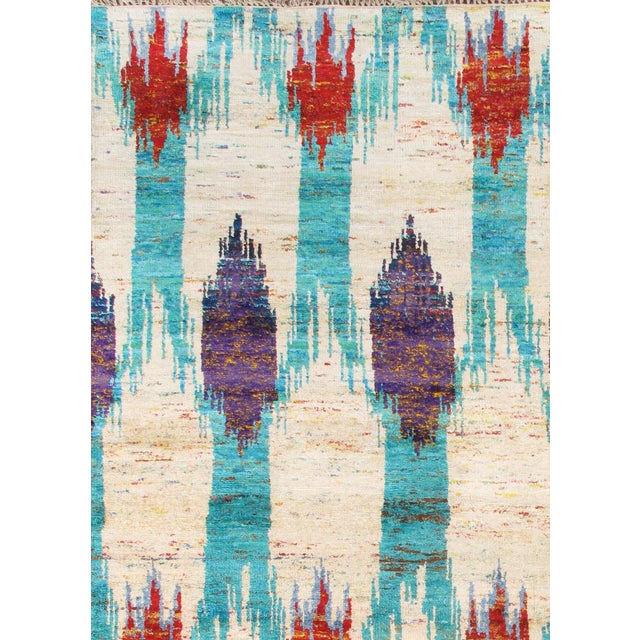Traditional Pasargad Home Sari Silk Ivory Sari Silk Area Rug, 6' 0'' X 9' 0'' For Sale - Image 3 of 3