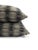 Contemporary S. Harris Rocket Stripe in the Colorway Platinum Pillow Cover - 20" X 20" For Sale - Image 3 of 8