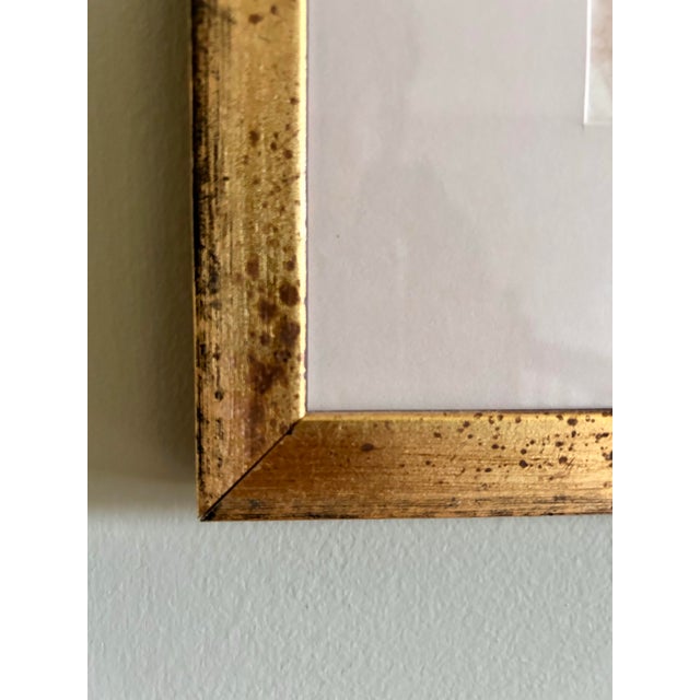 Antique Pen and Ink Male Portrait Sketch, Framed For Sale In New York - Image 6 of 10