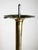 Brass and Rattan Candleholder in the style of Gae Aulenti, France, 1970s For Sale - Image 6 of 11